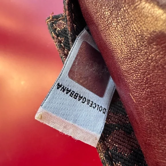 Dolce & Gabbana Monogram Brown Wallet Snakeskin with Dustbag EUC Like New - Picture 6 of 10